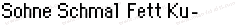 Sohne Schmal Fett Ku字体转换